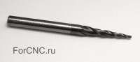Фреза конусная сферическая R=0.5 мм